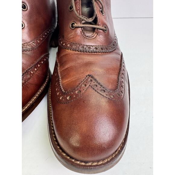Cole Haan Liam Chukka II Wingtip Leather Ankle Boots Brown Men’s 9.5 C11053 main image 10